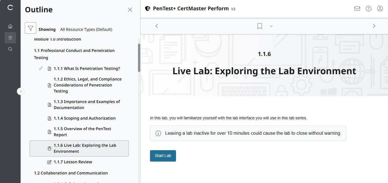 CompTIA PenTest+ CertMaster Perform  PT0-003 (V3)